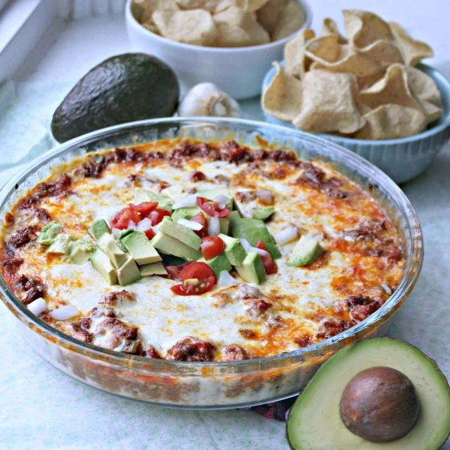 Soy Chorizo and Queso Fundido