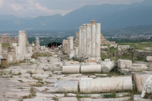 The ruins of the City of Laodicea in Asia Minor (Turkey)