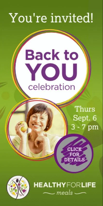 Healthy For Life Meals to Host “Back to YOU” Event