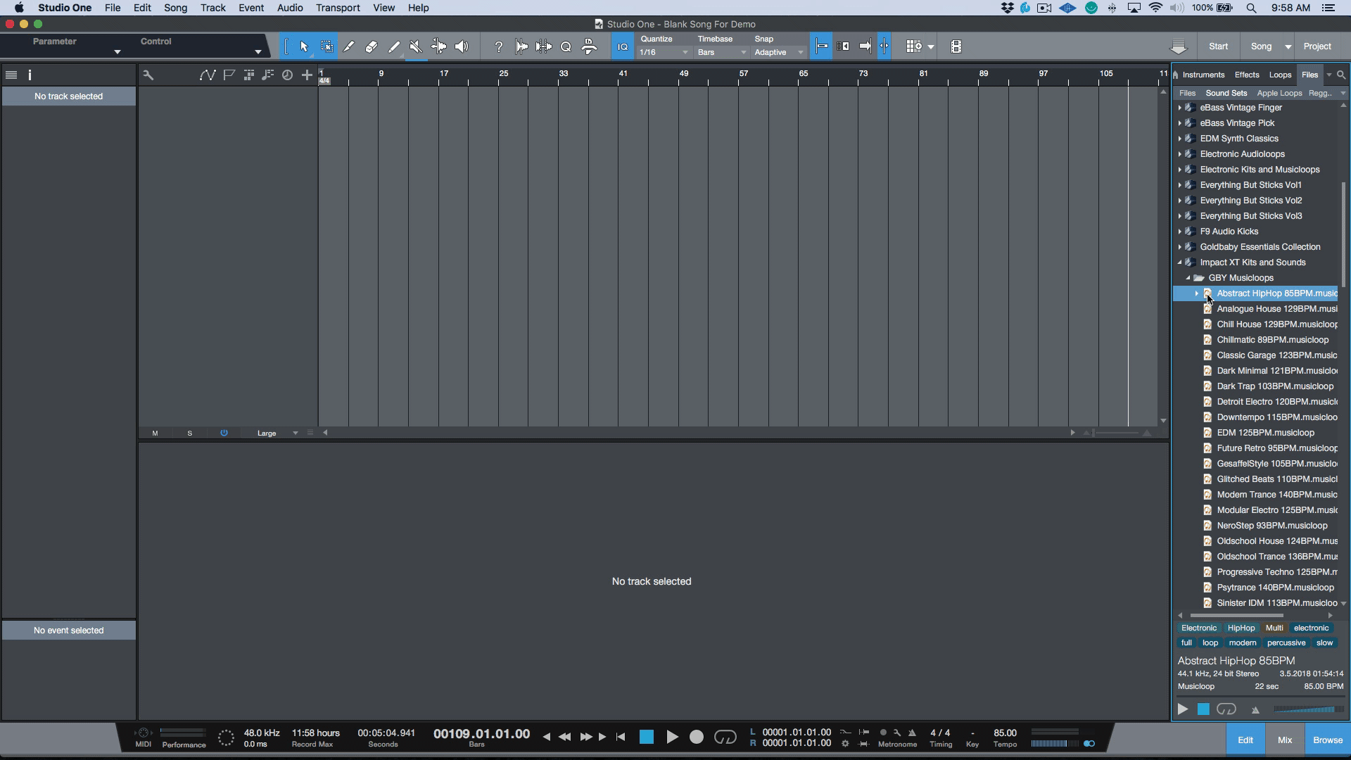 Take a look at how Musicloops can work with Patterns! It includes, it’s an incredibly powerful tool - all this information is contained in ONE FILE.