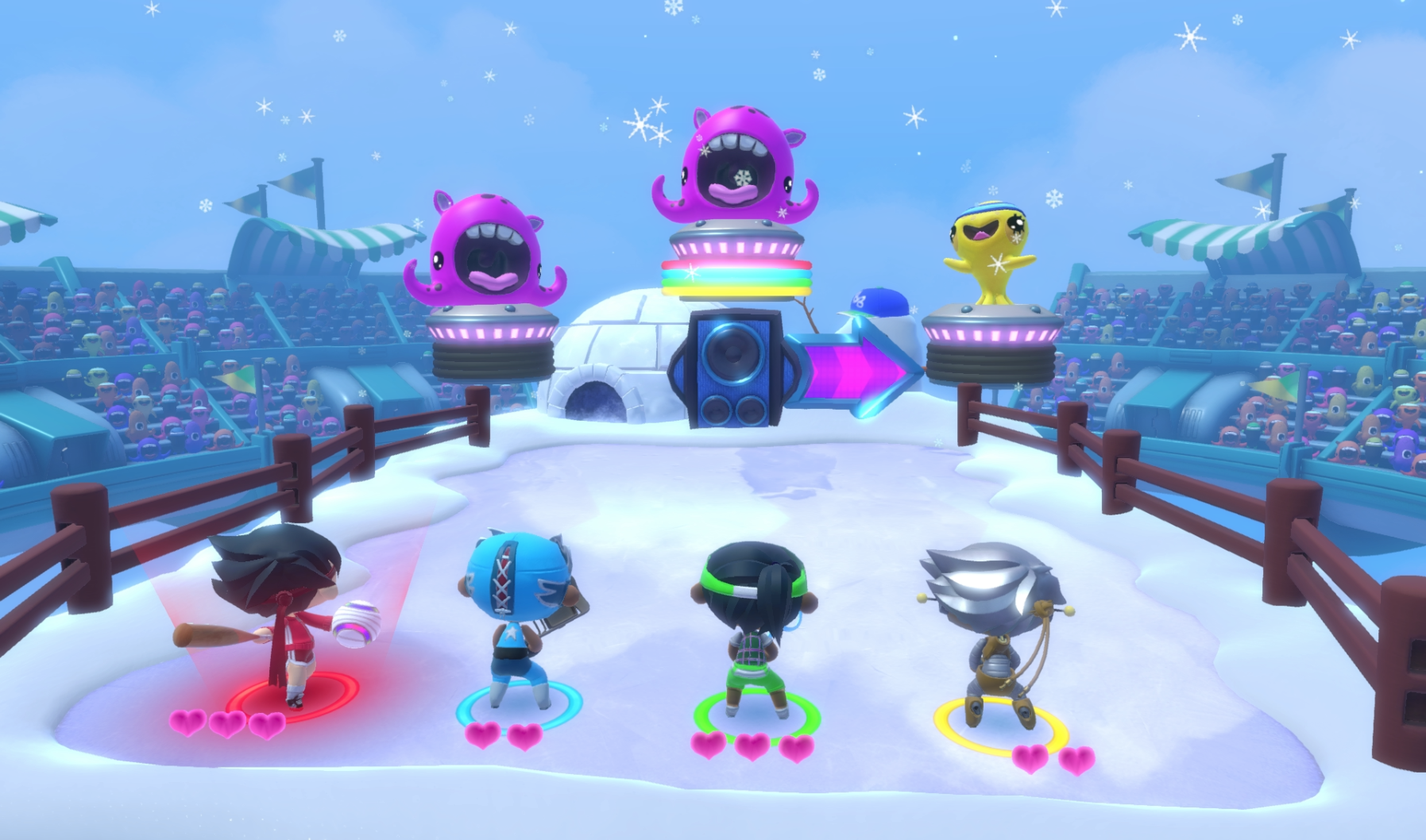  Buddy Ball - I made the shaders, textures, and models for the snow, fences, and stadium.&nbsp;&nbsp; 