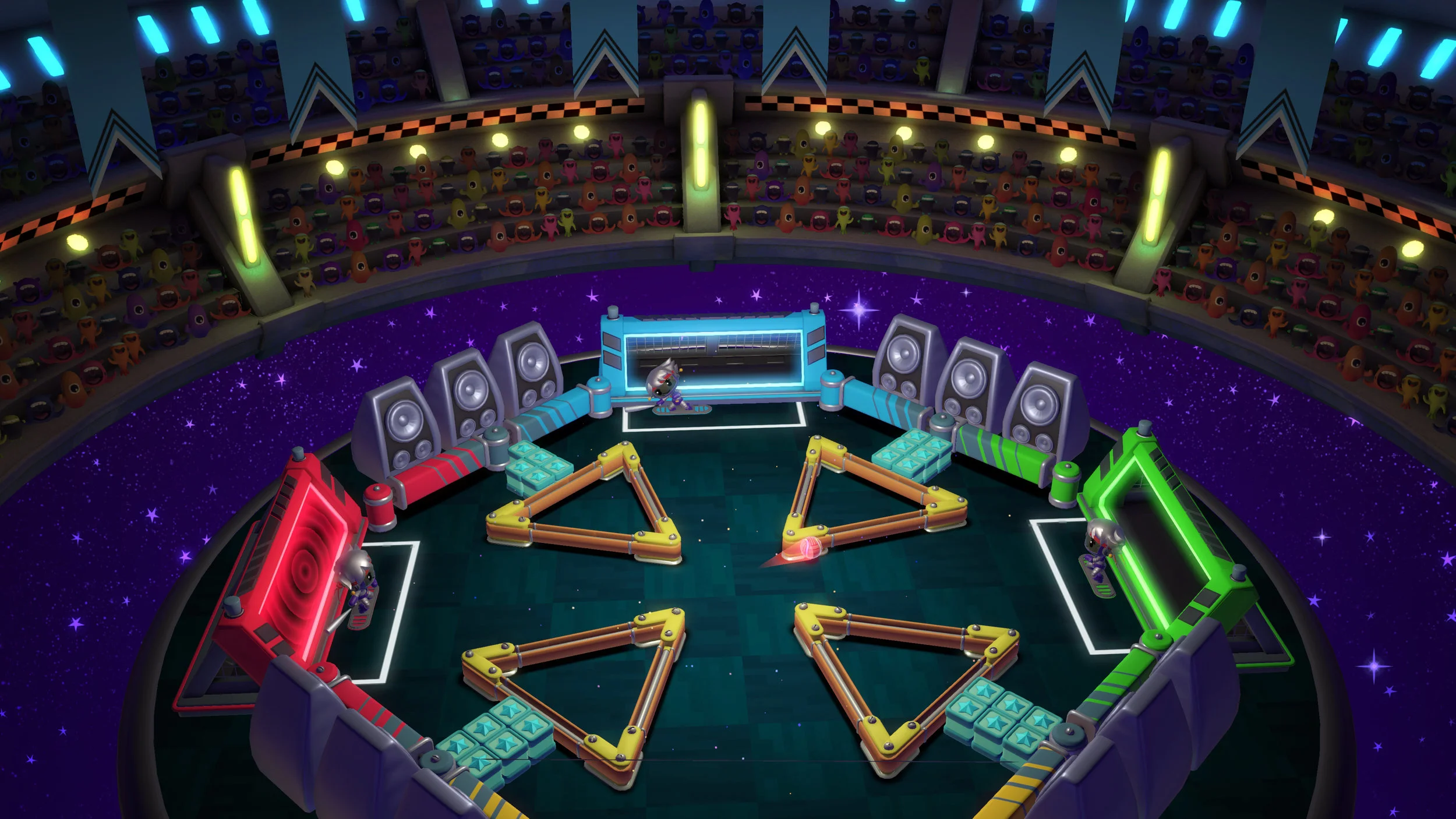  Rhythm Racket - I made everything except for the ball fx, characters, and skybox. 