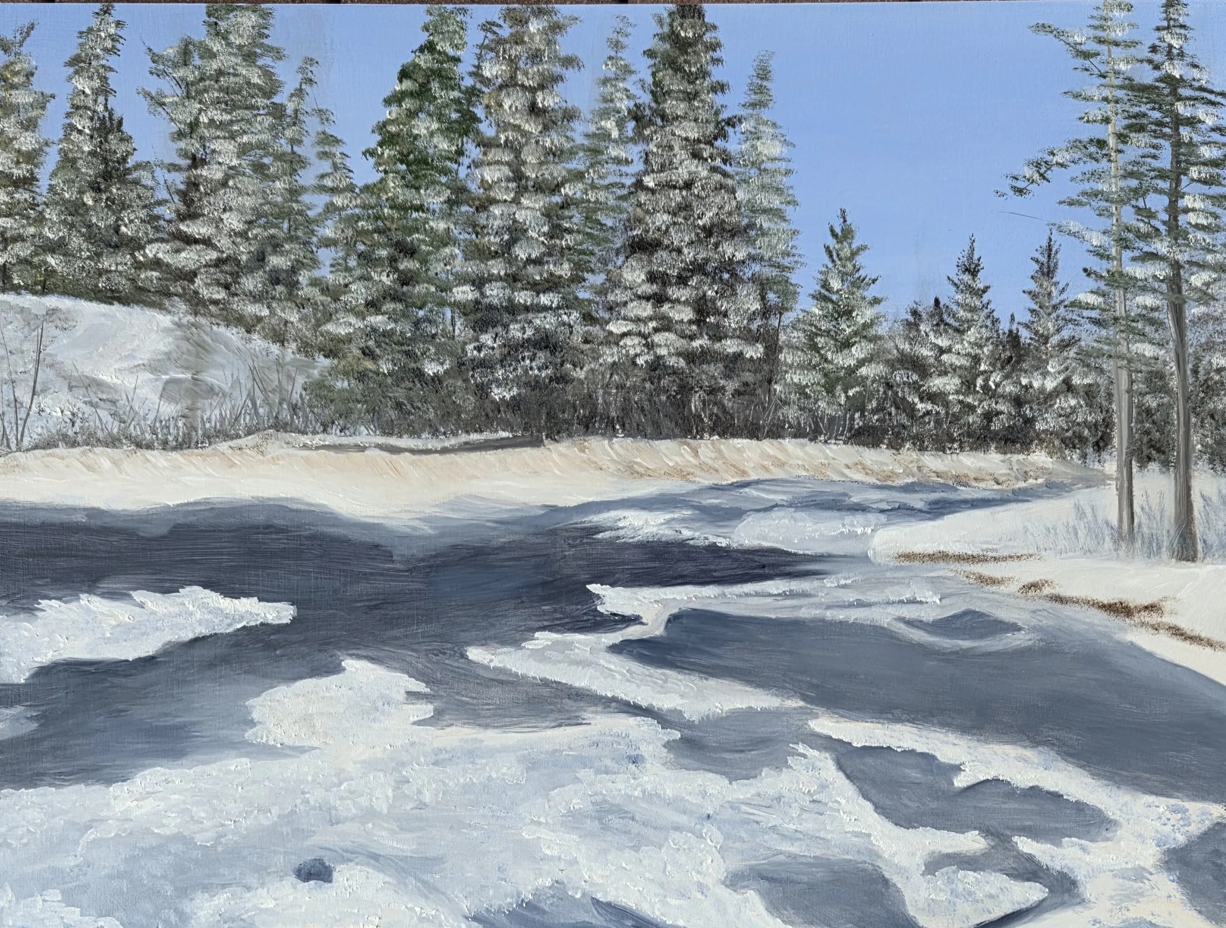  Oil on Wood Panel  18” X 24” 