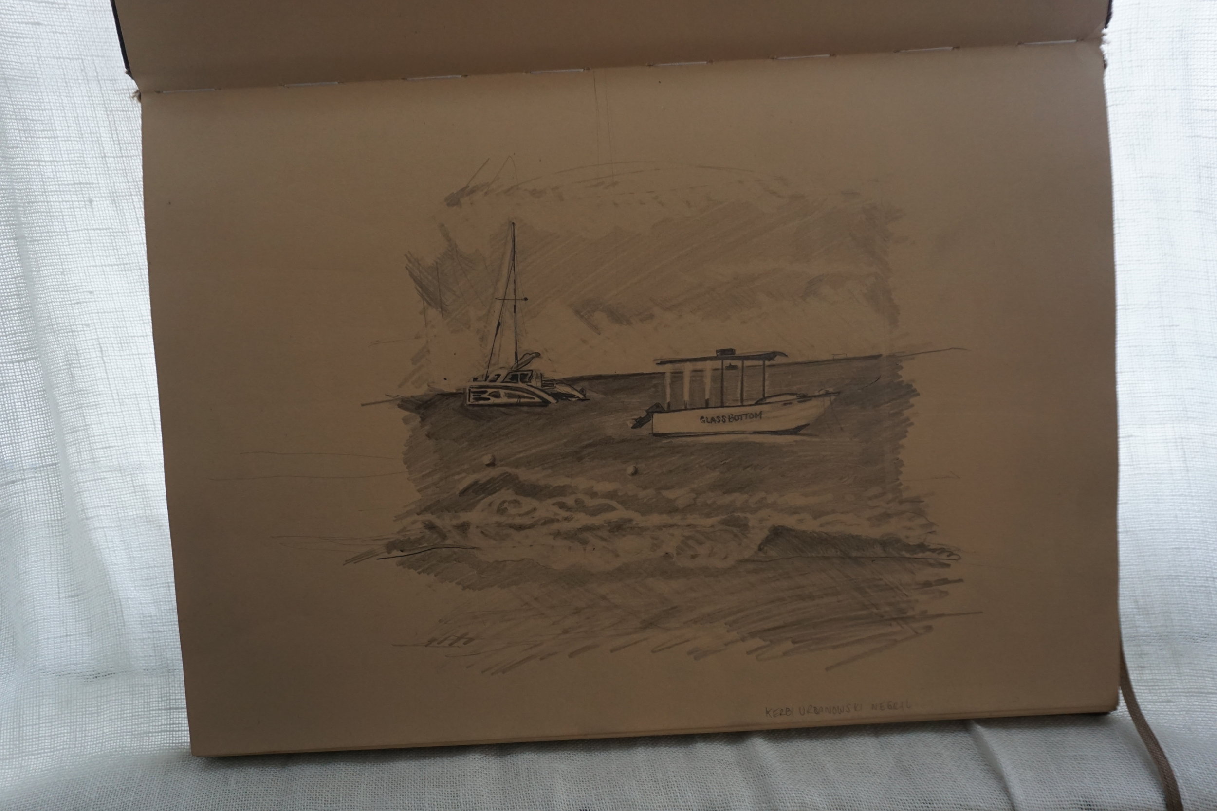 kerbi-urbanowski-bottomless-boat-negril-sketchbook