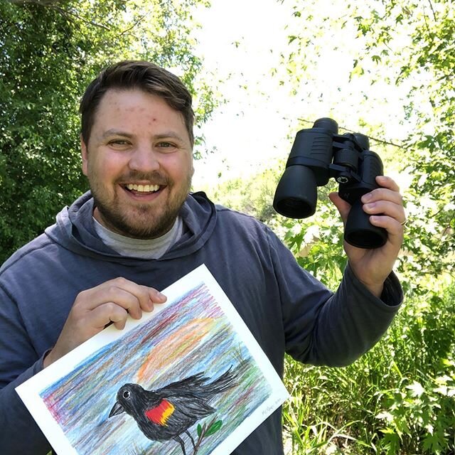Bird watching is something everyone can do!  Check out my latest YouTube video on how to draw a Red-winged Blackbird.  You can also check out my website caseykemperart.com for more art ideas and resources. This is my last week of the school year, but