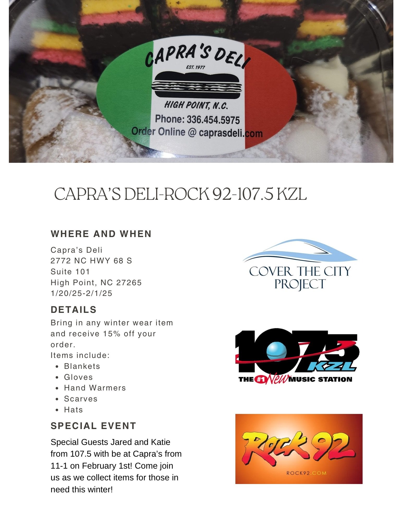 Meet and Greet with Jared and Katie from 107.5