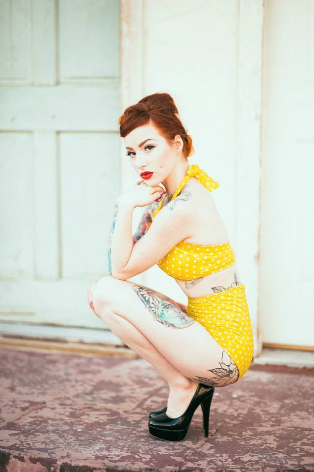 Yellow Polka Dot Bikini