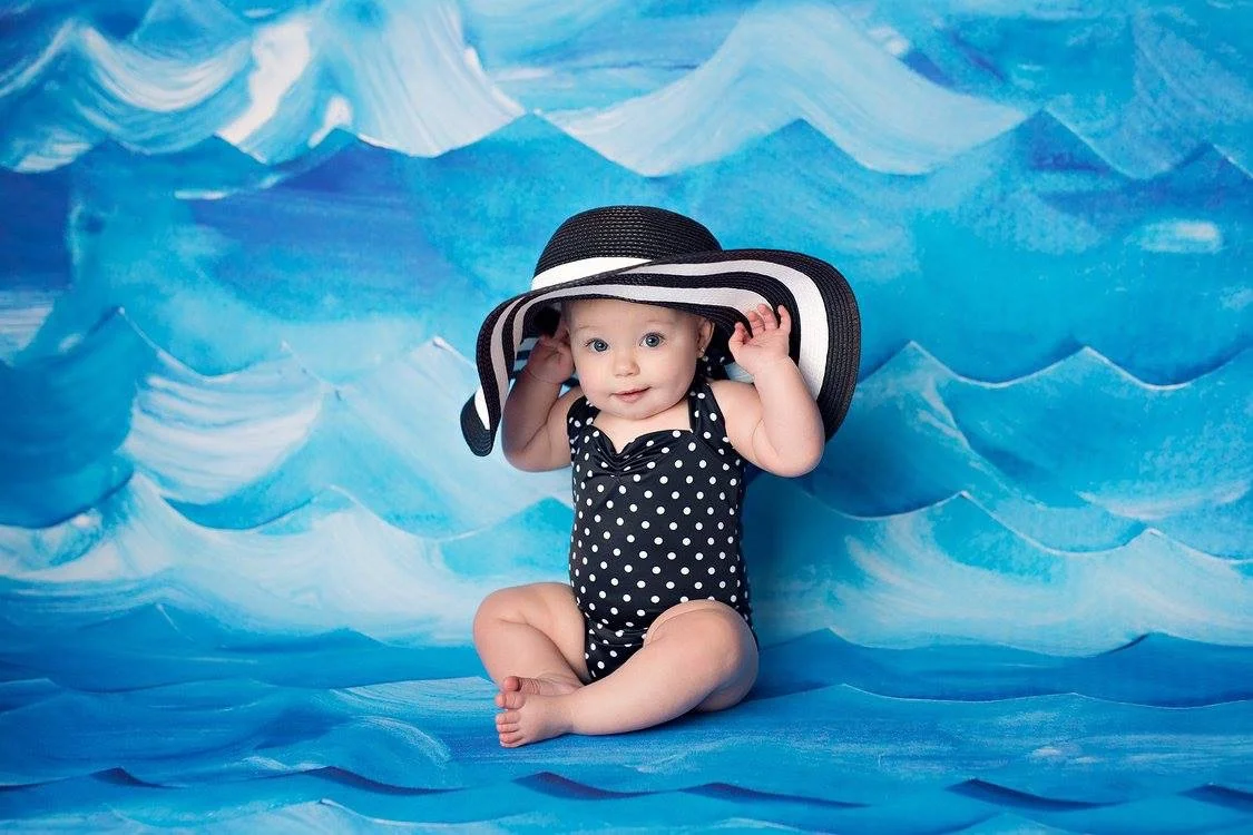 Black and White Polka Dot Retro One Piece