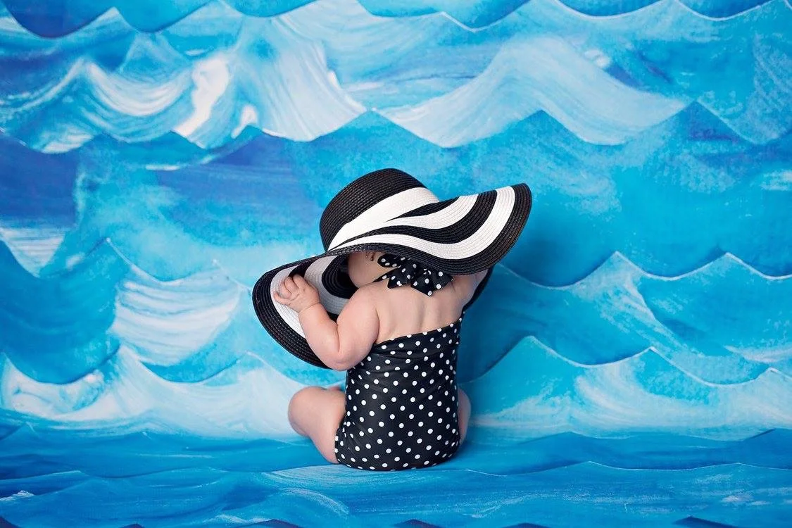 Black and White Polka Dot Retro One Piece