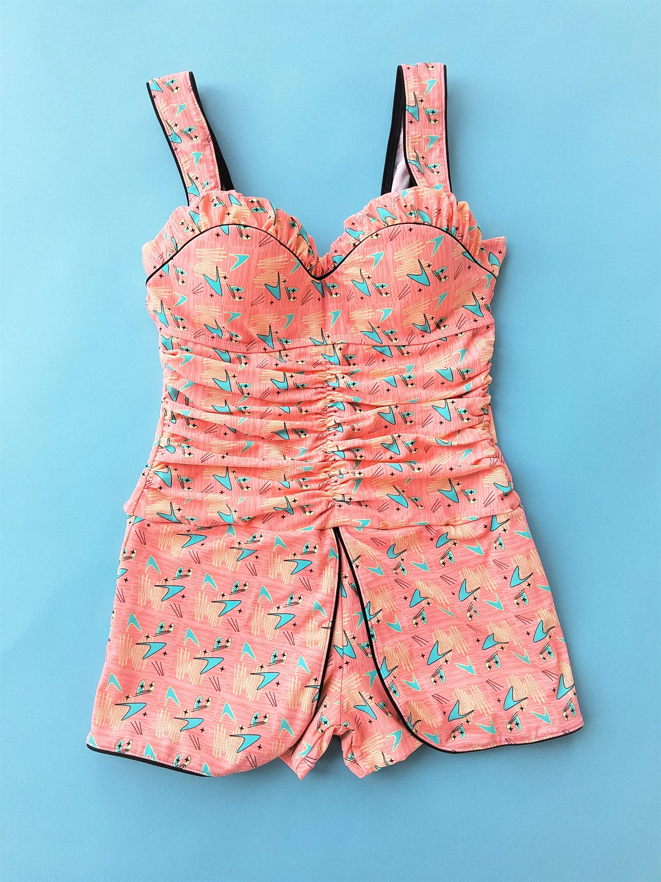 vintage style swim dress