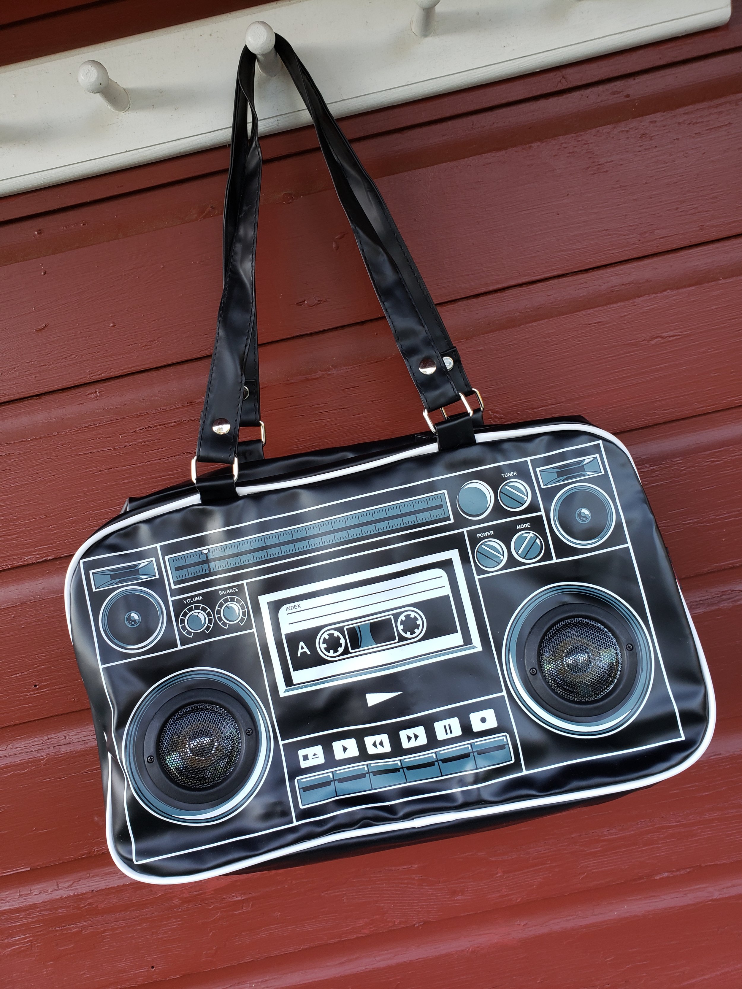 Large radio purse with real speakers — Red Dolly Swimwear