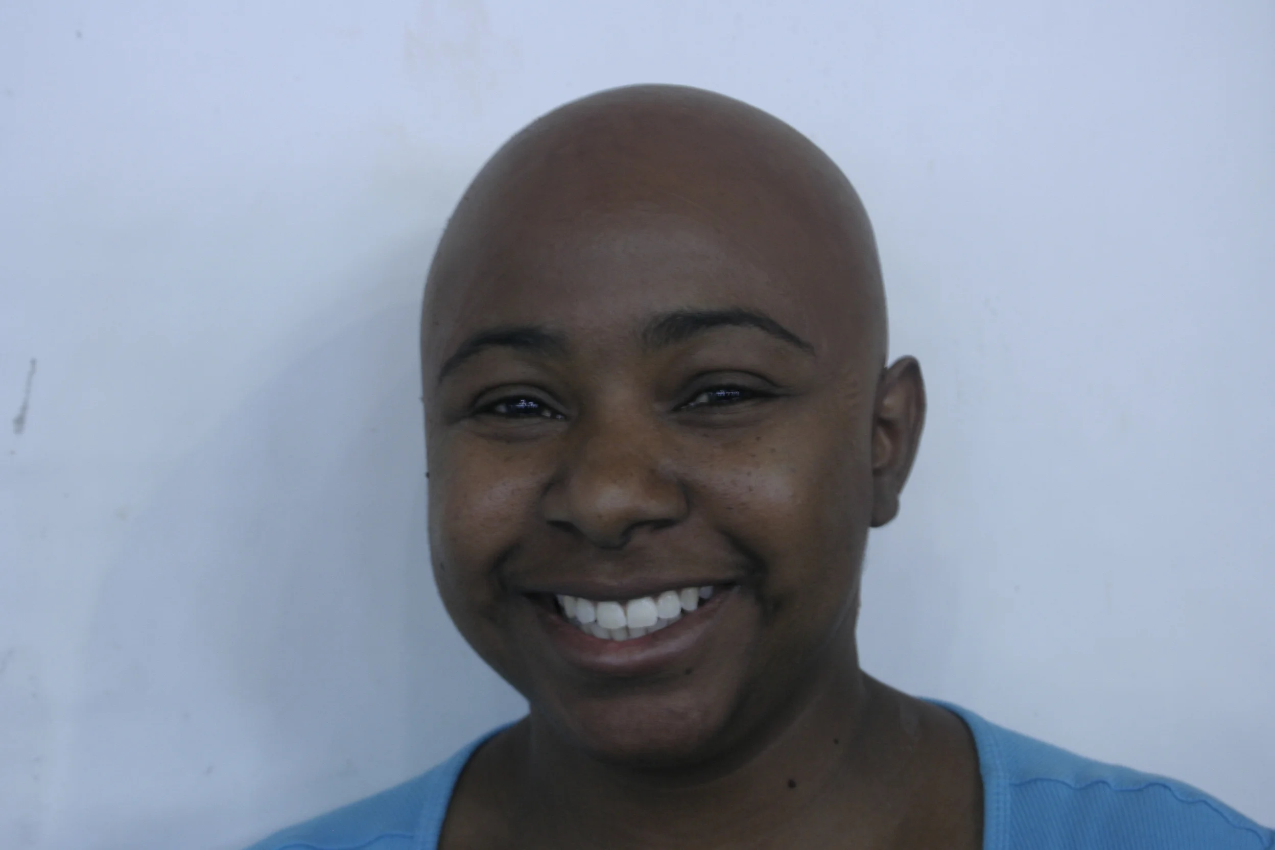  MUA: bald cap 