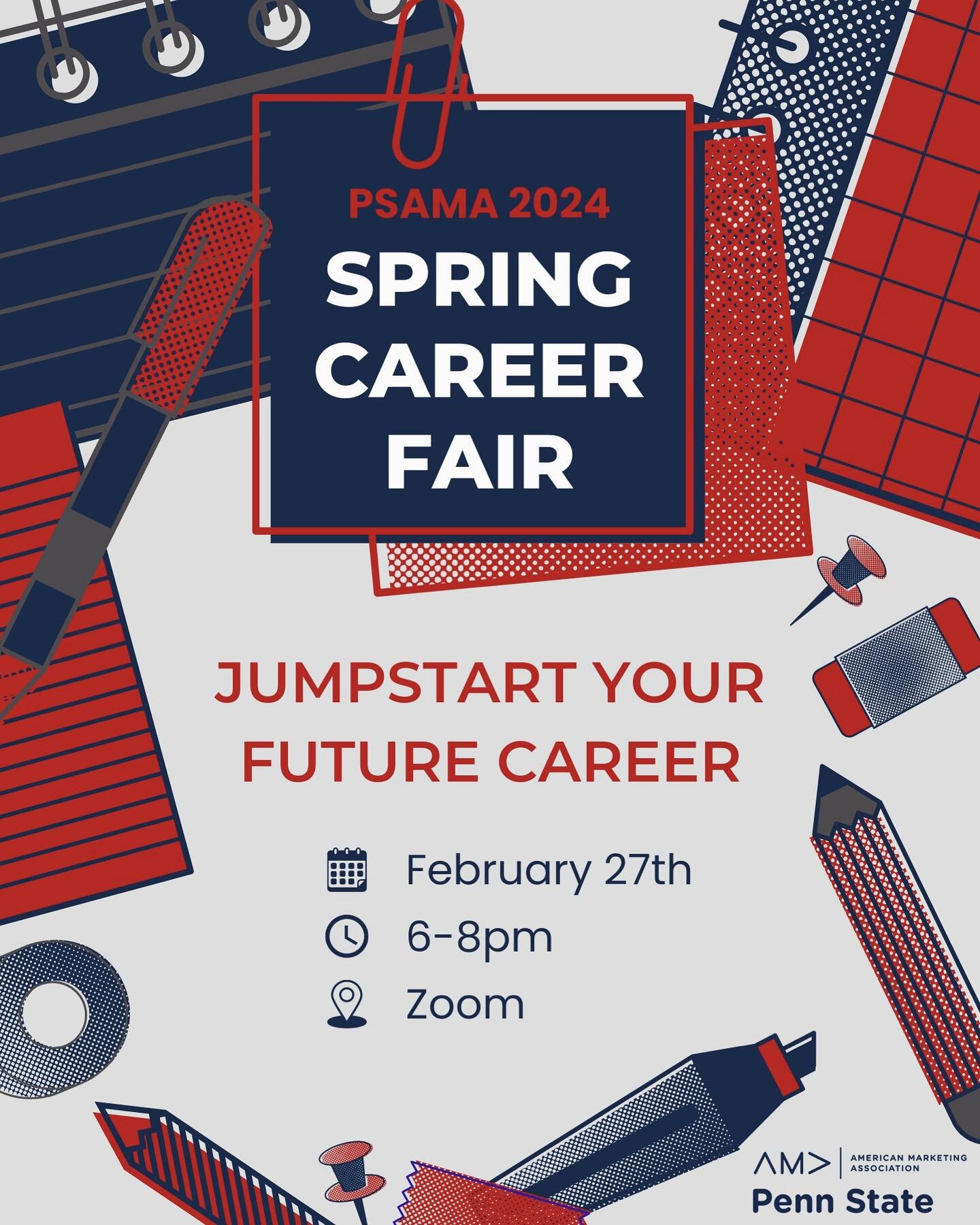 Attention PSAMA‼️ The Spring Career Fair is next Tuesday, February 27th. This event is mandatory for all members unless you already have an internship or full-time offer.