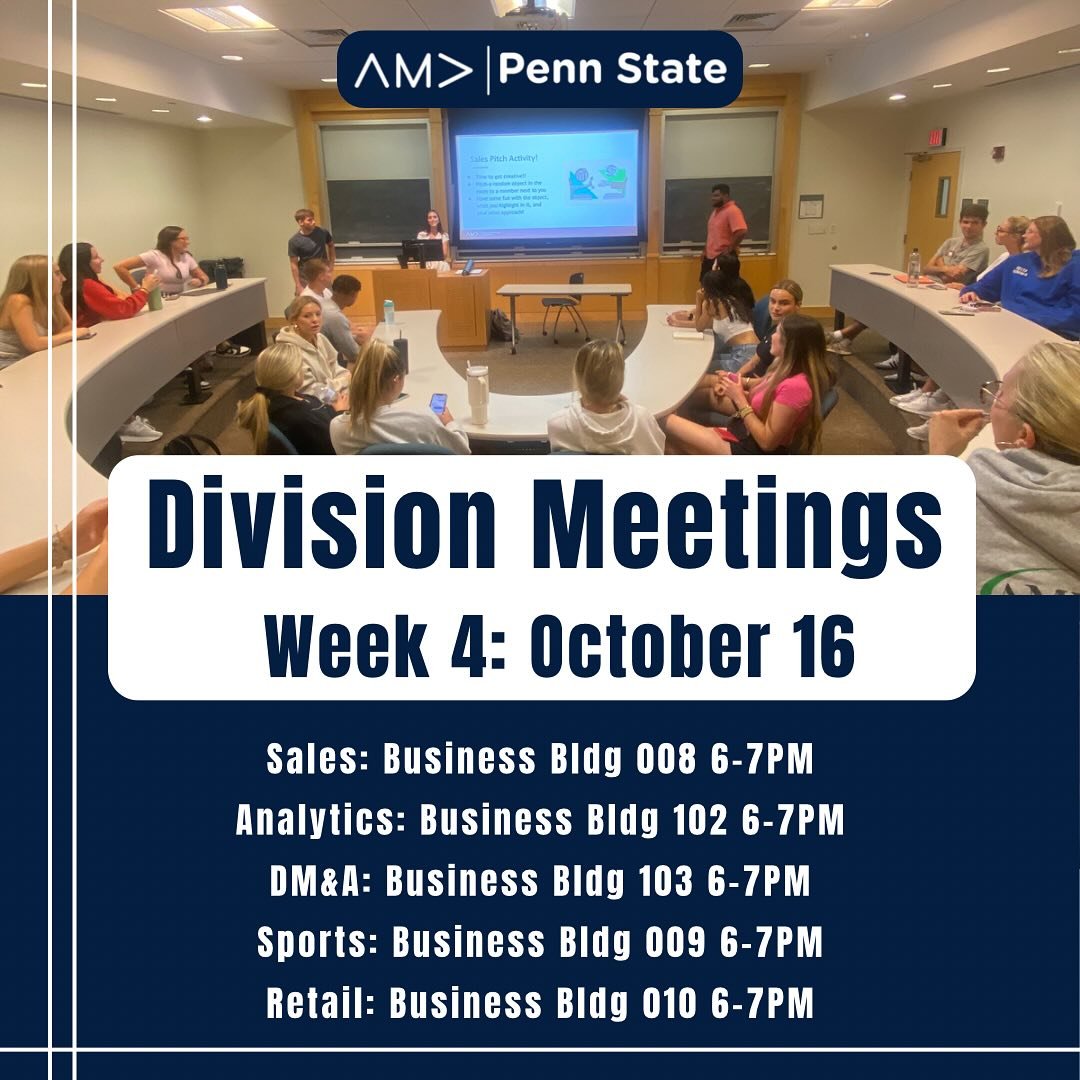 Division meetings are TONIGHT!! Keep working on those projects!!