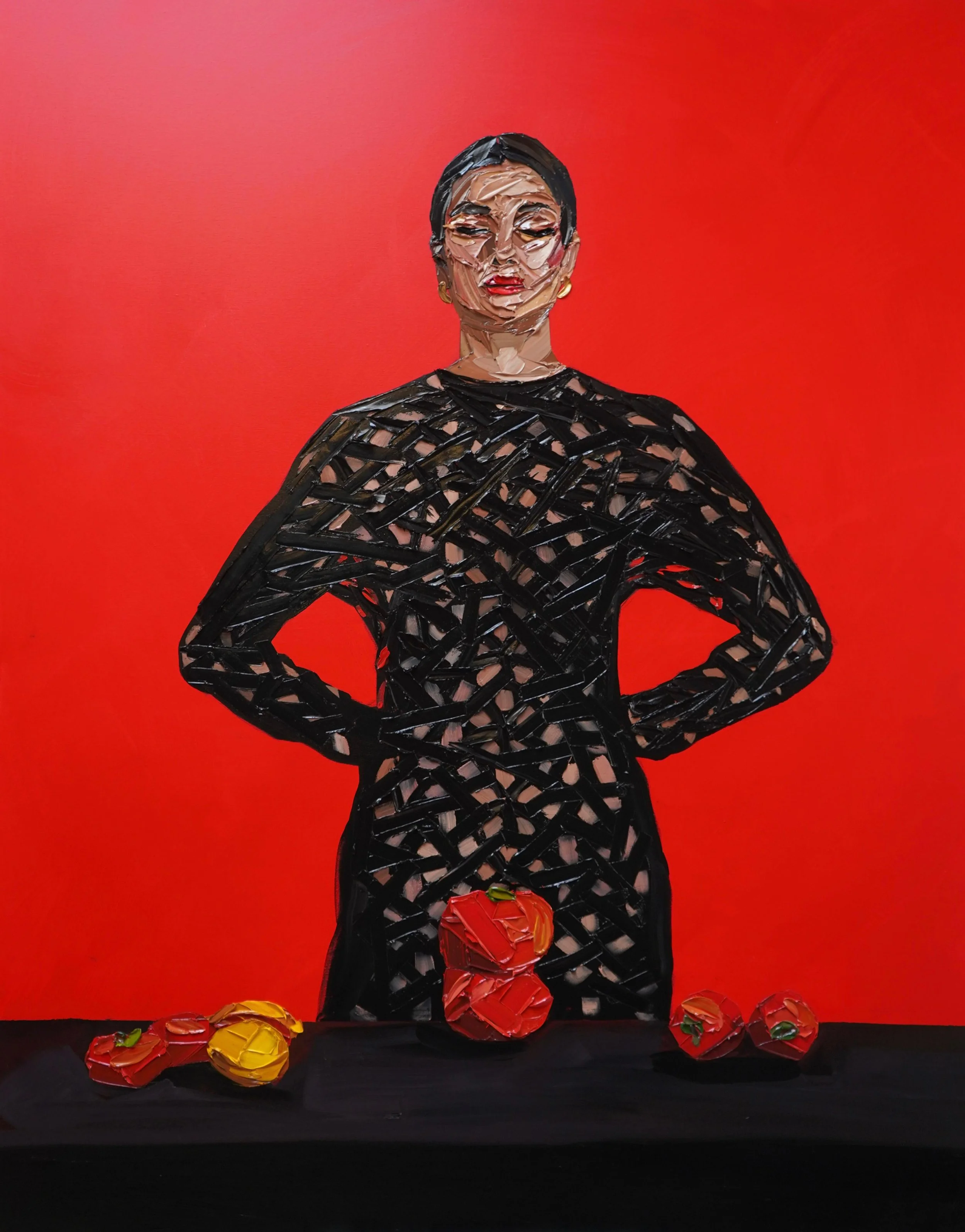 Sobre mesa, 2024 - 200 x 160 cm