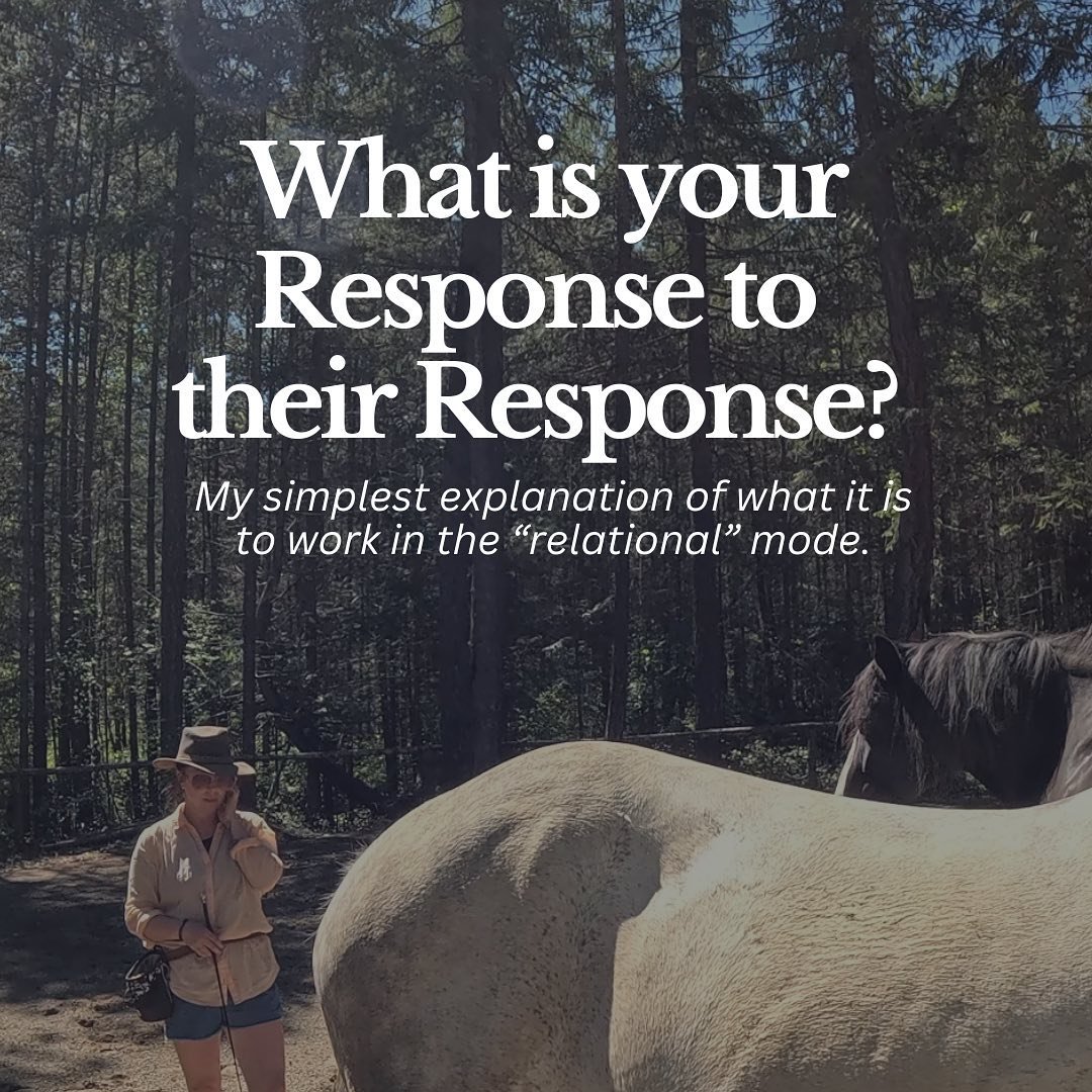 What is your response to their response?

Now what is their response to your response?

Are you going too fast to separate one response from another?

Slow down. 
Now what do you notice?

Are you unsure of what you&rsquo;re feeling in response to the