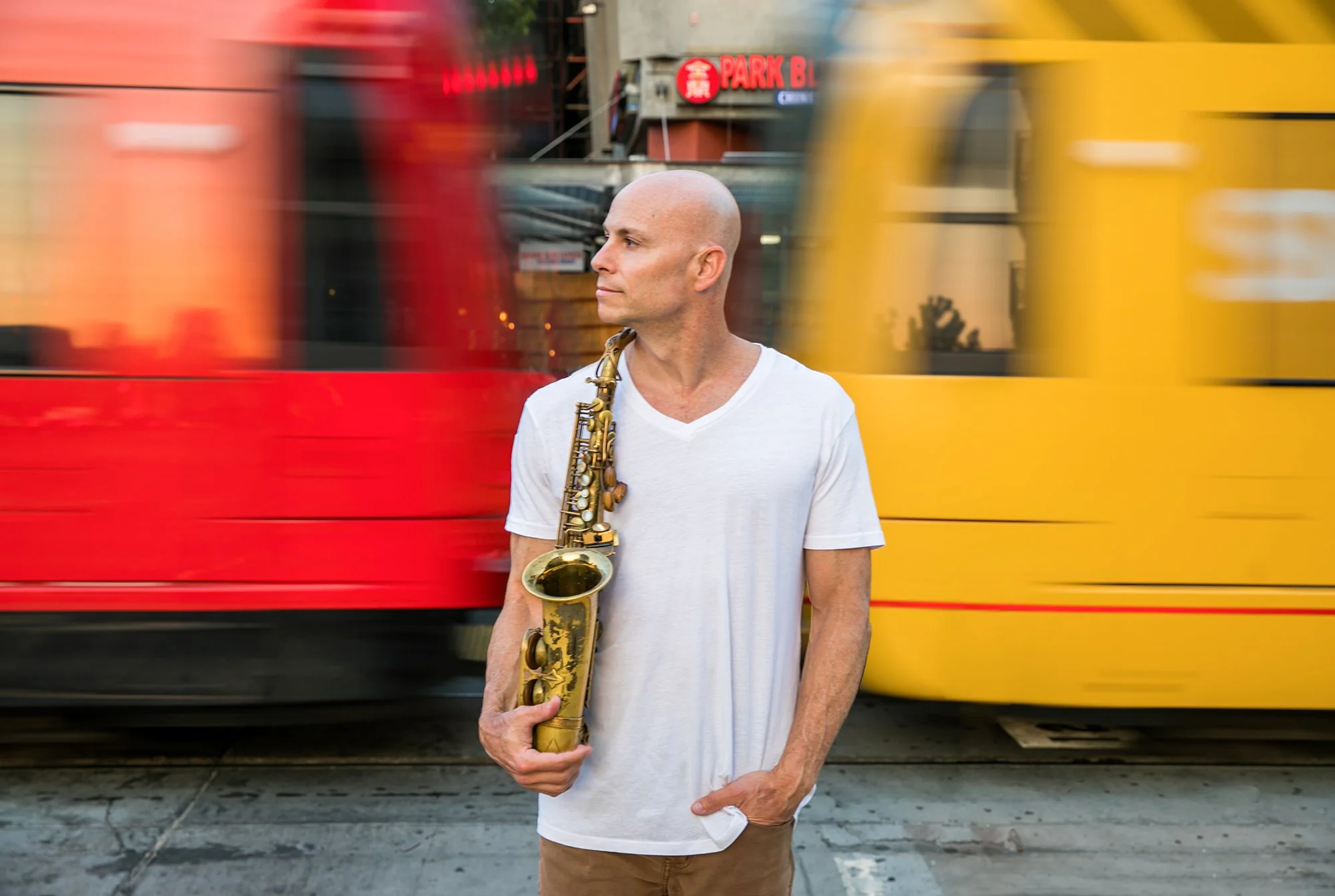 Promotional photography for Southern California Musician in Downtown San Diego