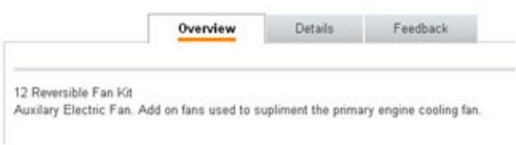 An example of a product description