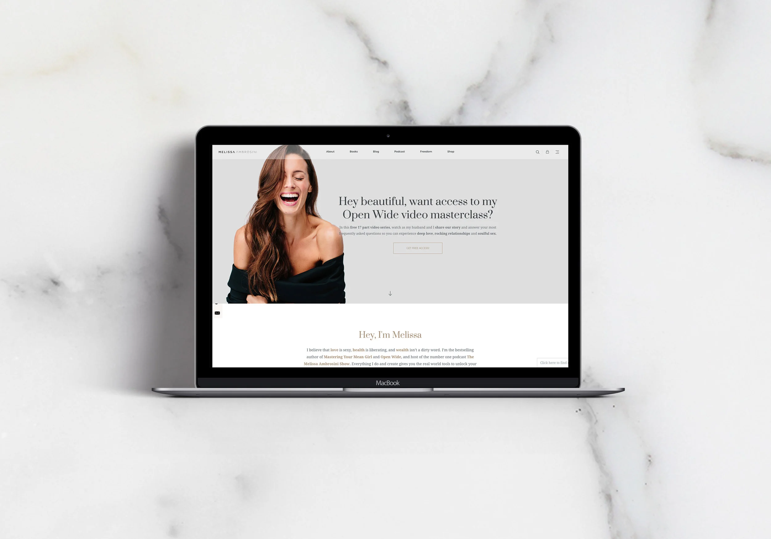 MElissa ambrosini knows how to cut to the chase.