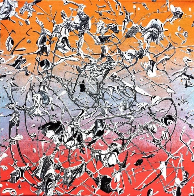 Noah Kocher's painting "Confusion" (Image by Noah Kocher via Instagram)