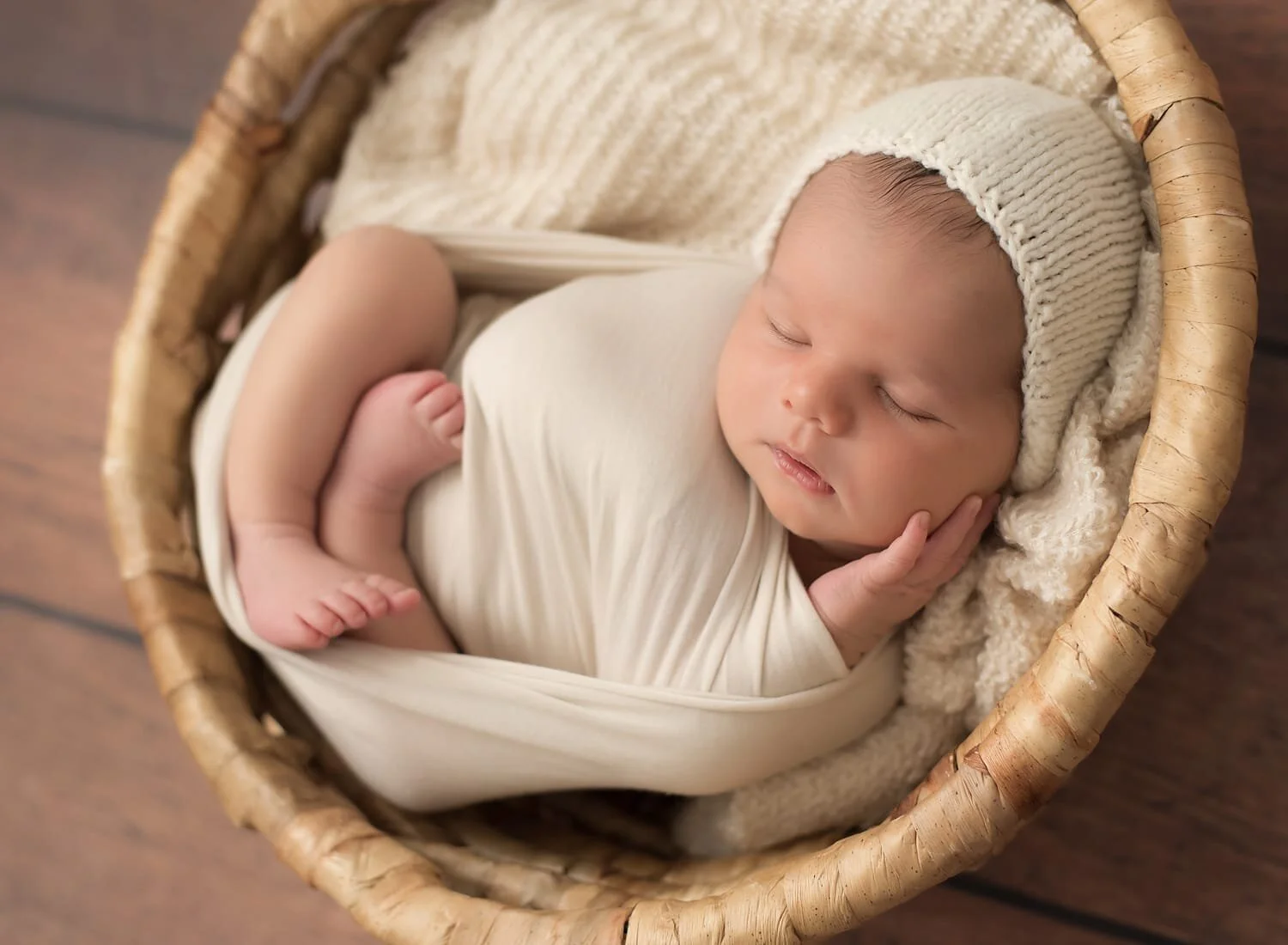 baby-in-brown-basket