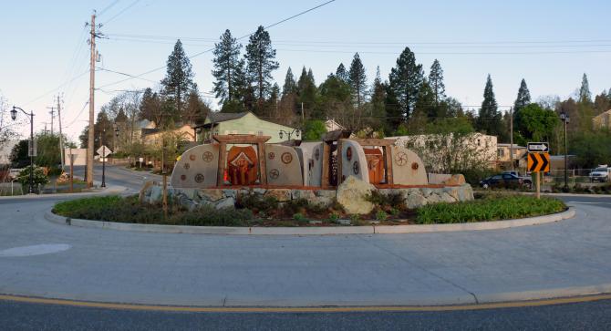 Traffic Circle, Grass Valley, CA