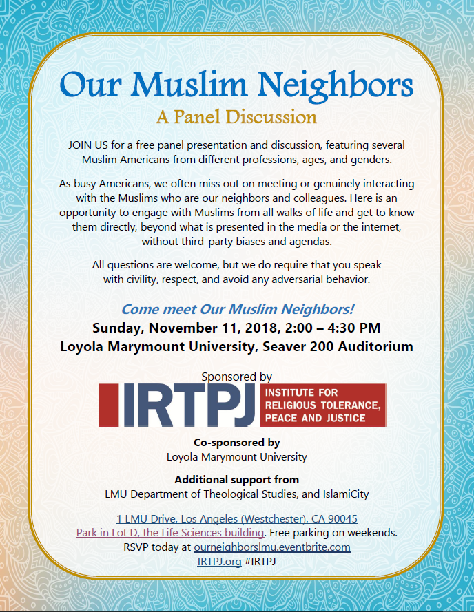 Our Muslim Neighbors Forum
