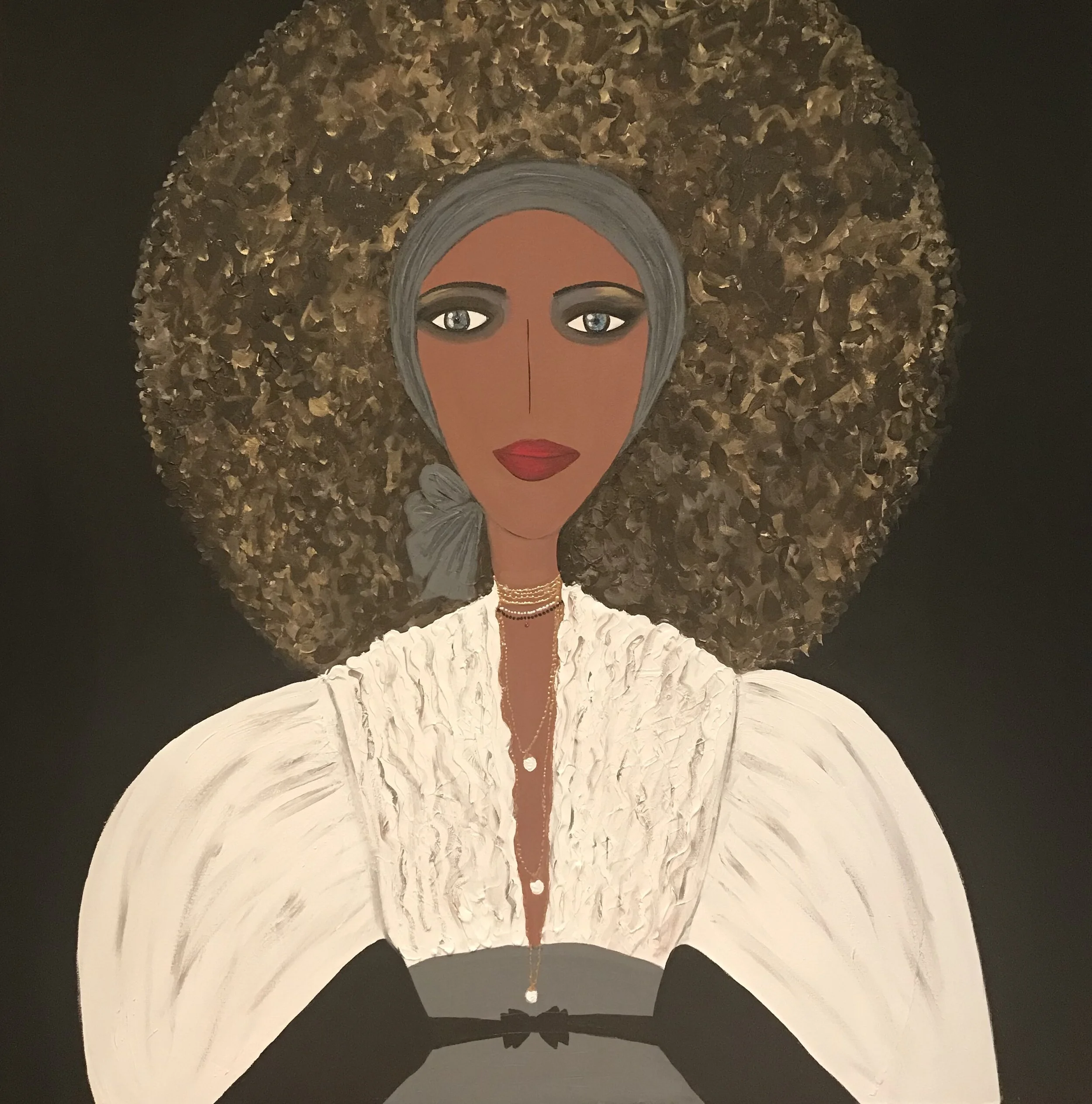 Girl With Grey Scarf