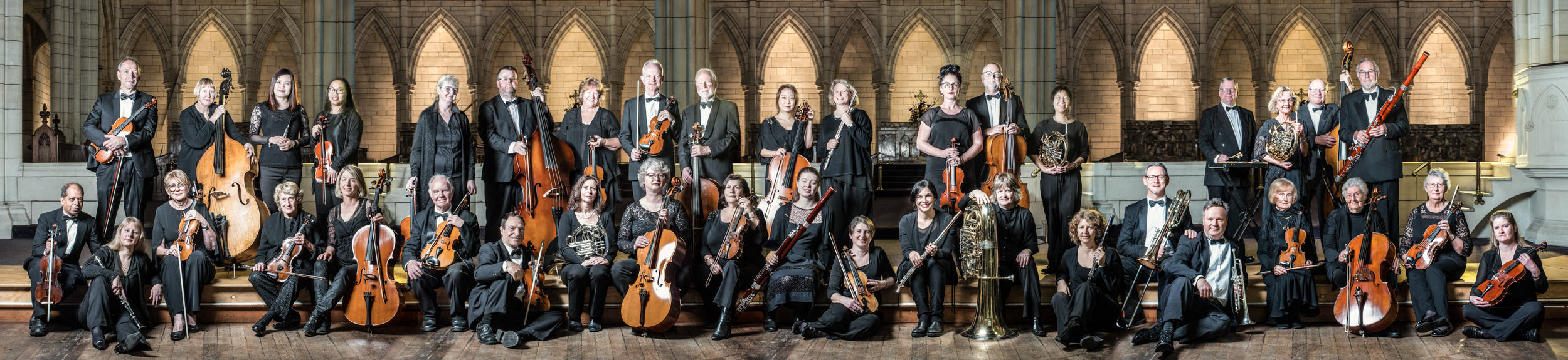 Group portrait of the St. Matthew's Chamber Orchestra