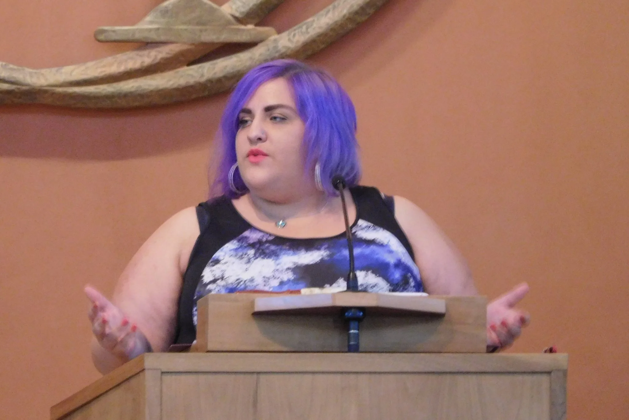 KC preaching at the UU Church of Fresno, July 2016