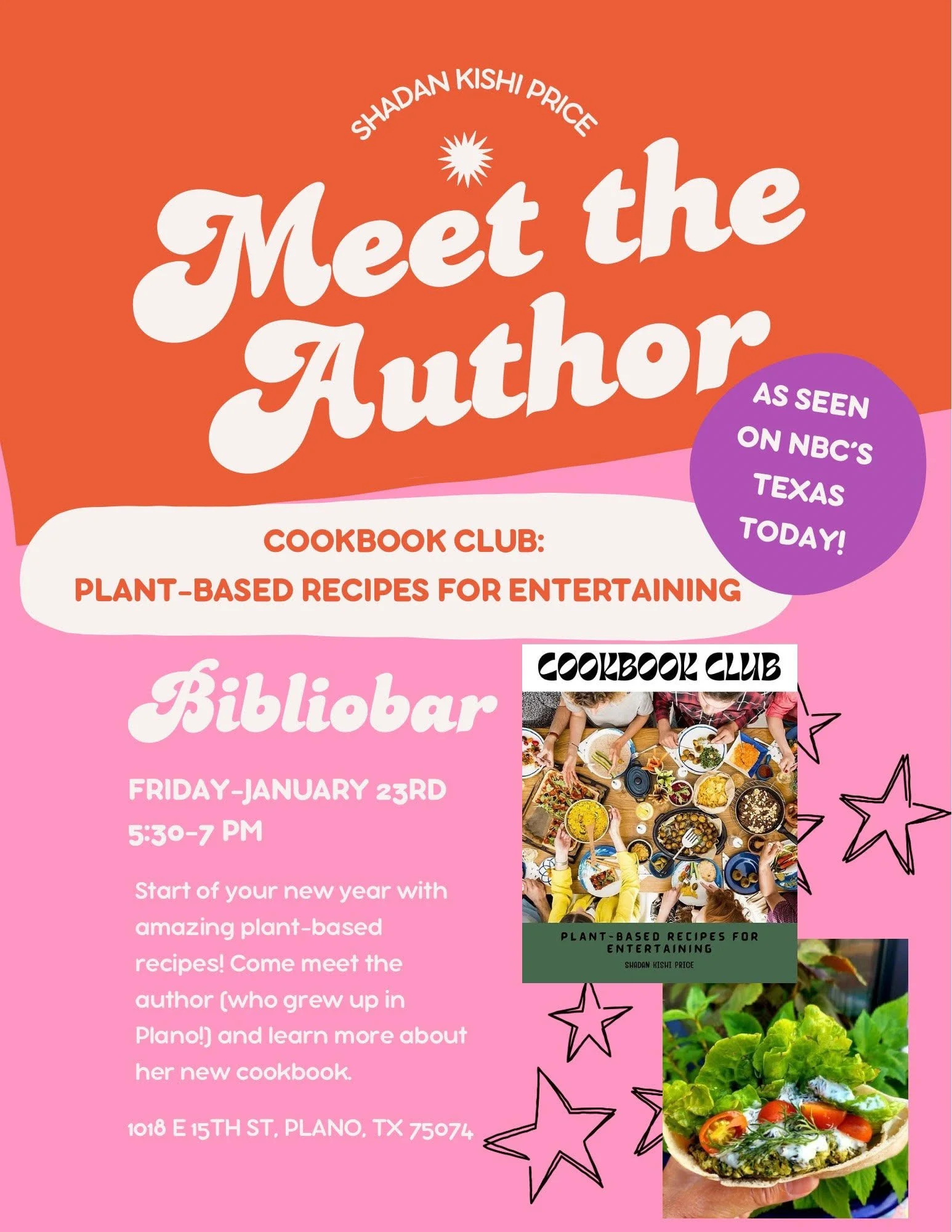 Shadan Kishi Price Cookbook Signing