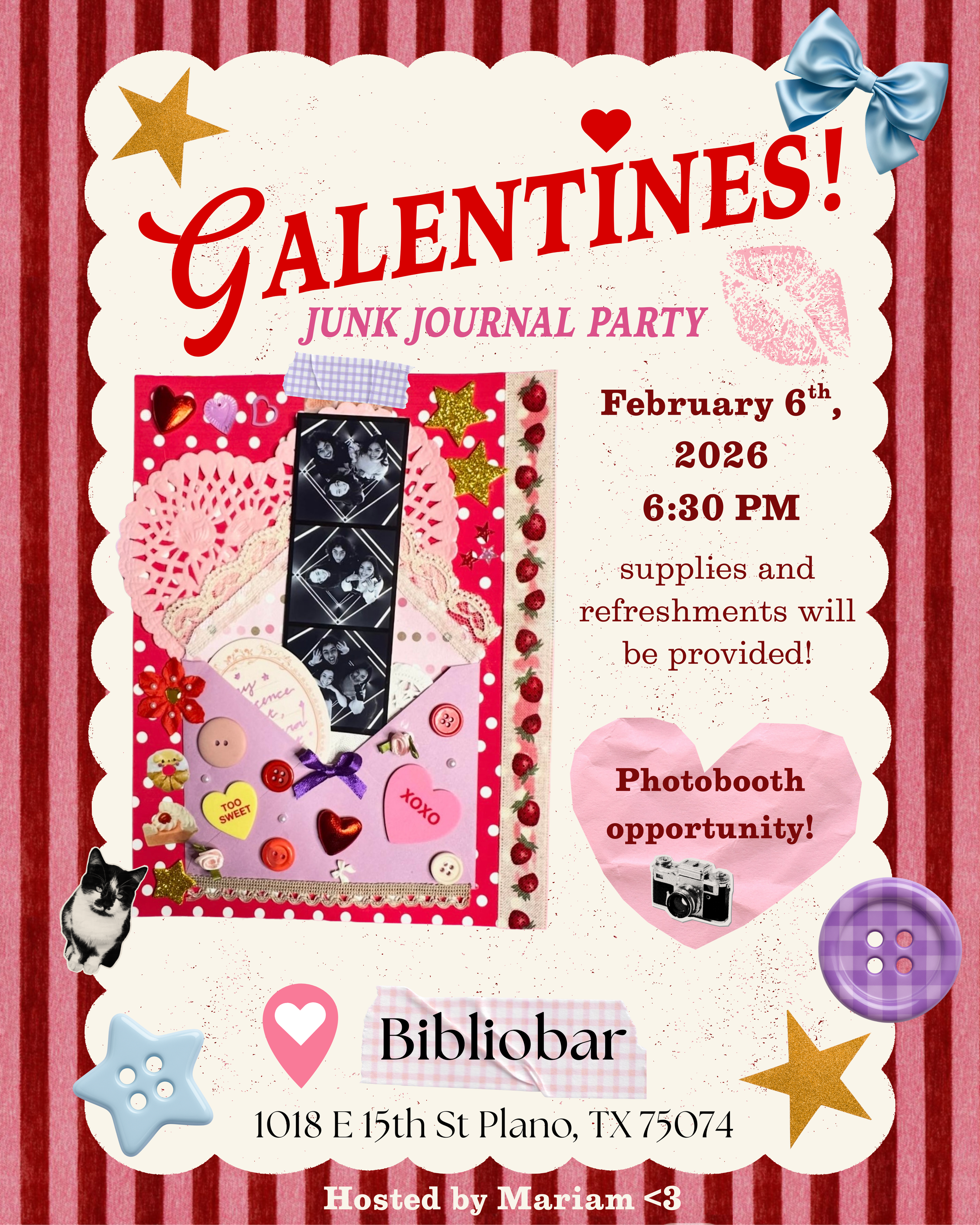 Galentine's Day Junk Journal Party!