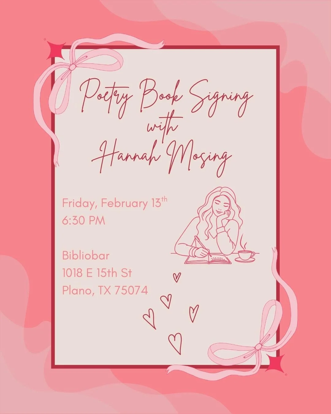 Self Love: A Poetry Reading & Signing with Hannah Mosing