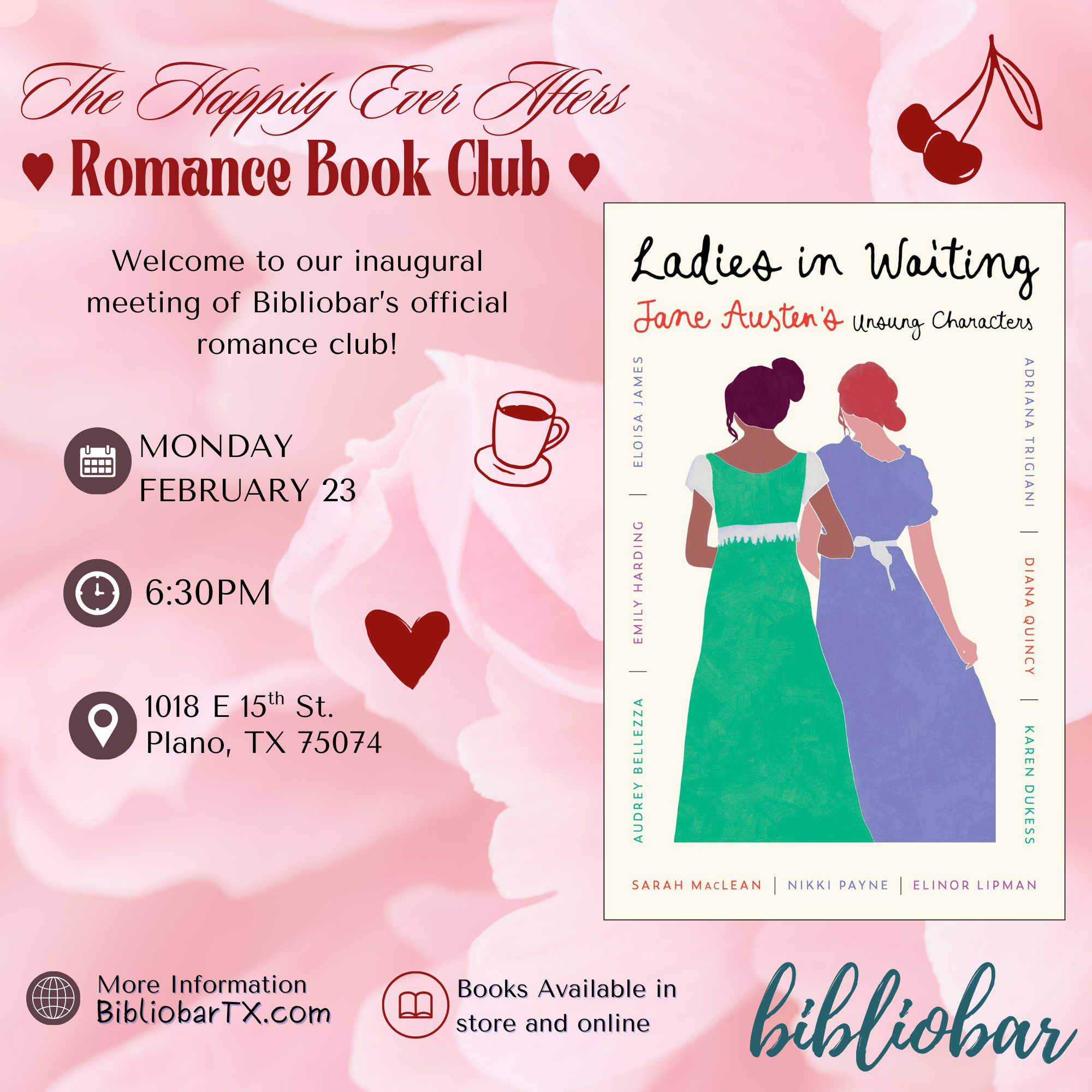 Happily Ever Afters Romance Book Club - Ladies in Waiting
