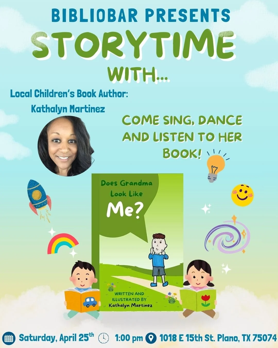 Storytime with author Kathalyn Martinez, DOES GRANDMA LOOK LIKE ME?