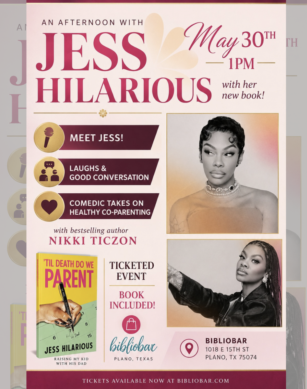 An afternoon with Jess Hilarious—in conversation with Nikki Ticzon about Til Death Do We Parent