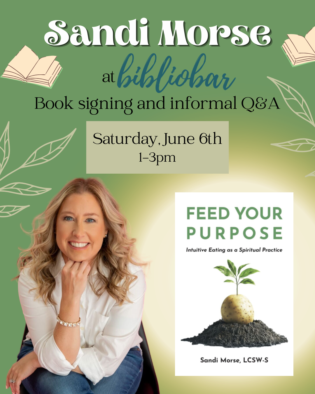Sandi Morse: Intuitive Eating as a Spiritual Practice (Book Signing