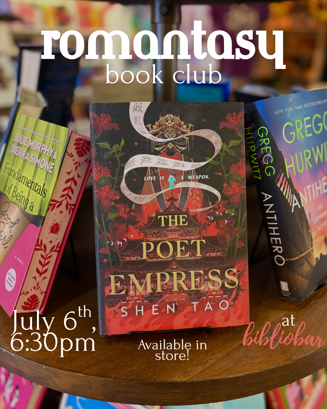 Romantasy Book Club - July, "The Poet Empress"