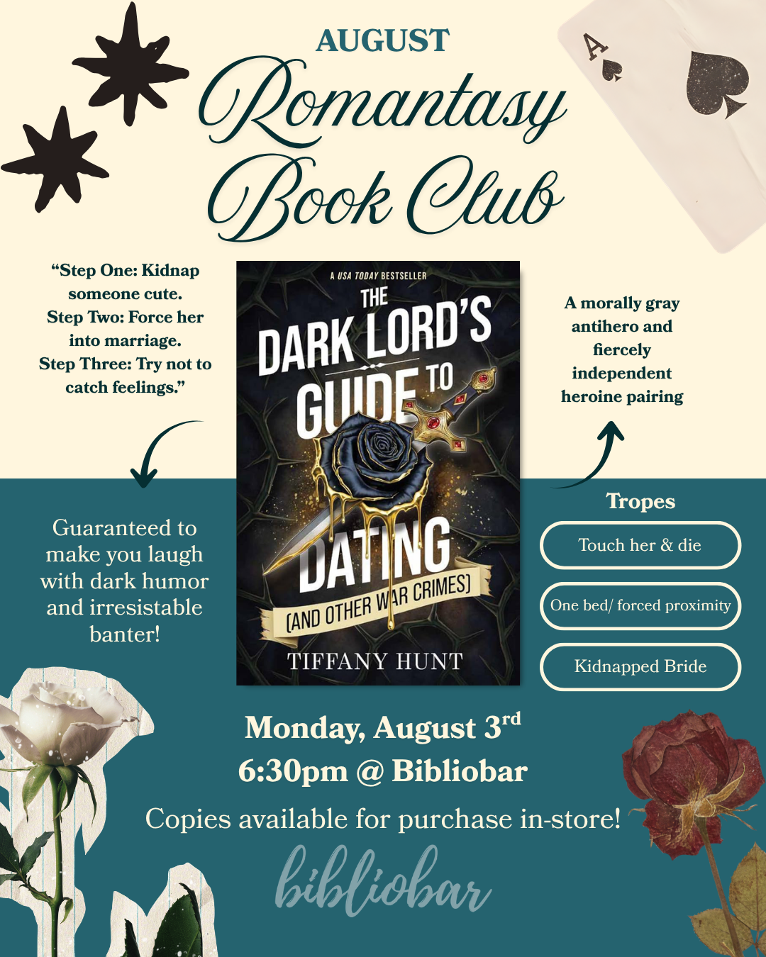 Romantasy Book Club - August, "The Dark Lord's Guide to Dating" 