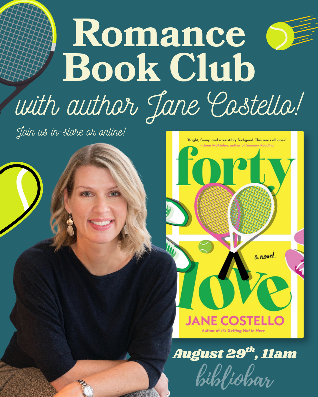 Romance Book Club with Author Jane Costello!