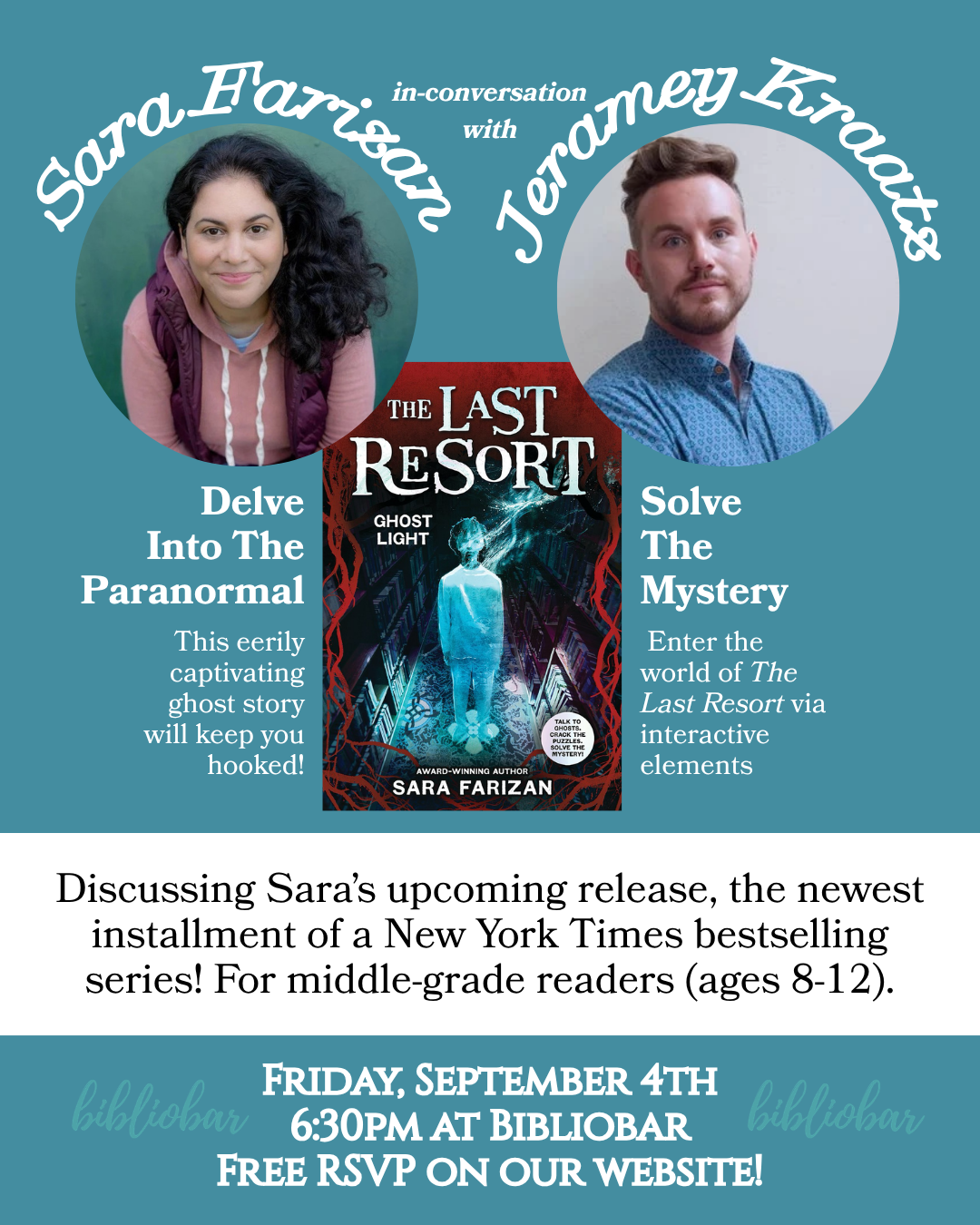 Sara Farizan in-conversation with Jeramey Kraatz over her new release, "The Last Resort"