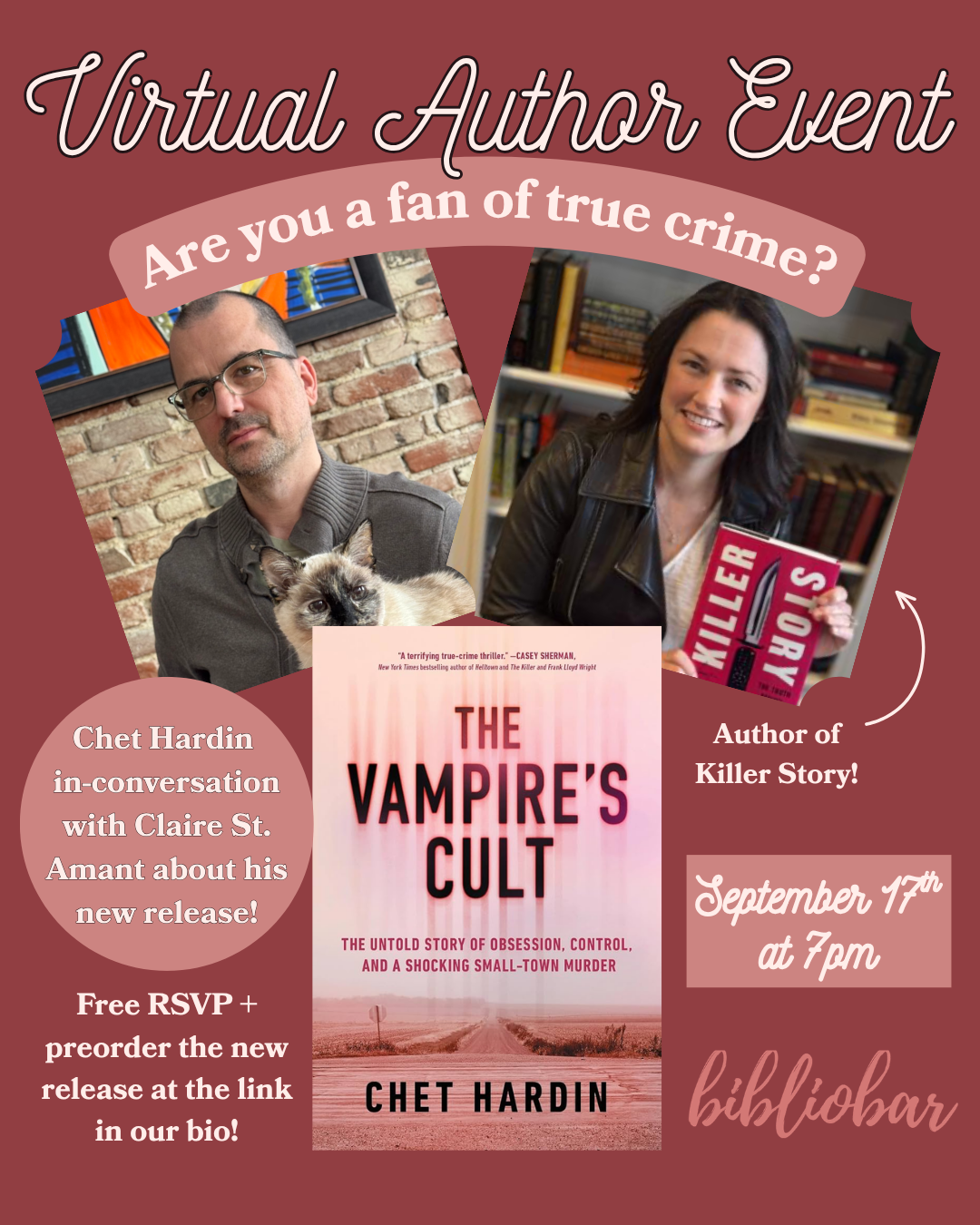 Chet Hardin &amp; Claire St. Amant - Virtual Event