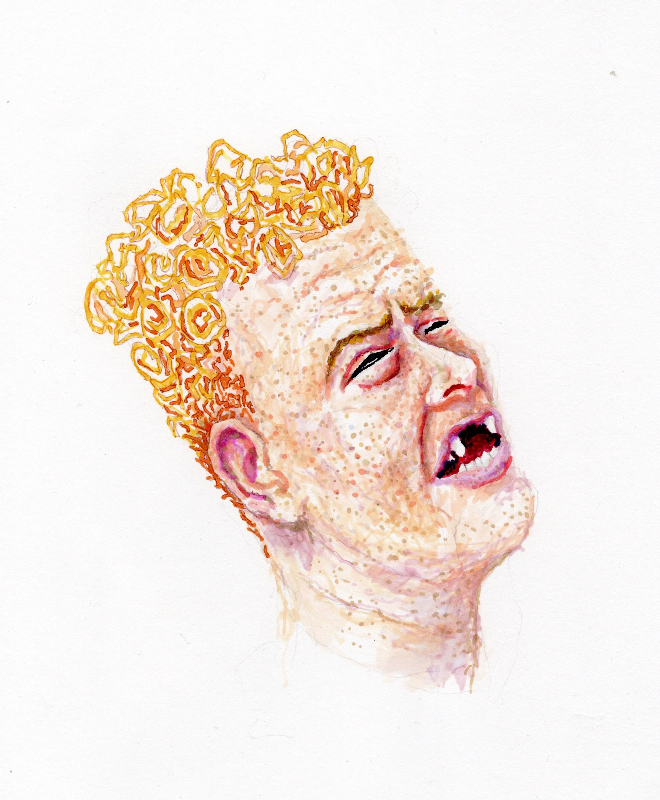 Freckles Rock • A4, COPIC markers on paper, 2026