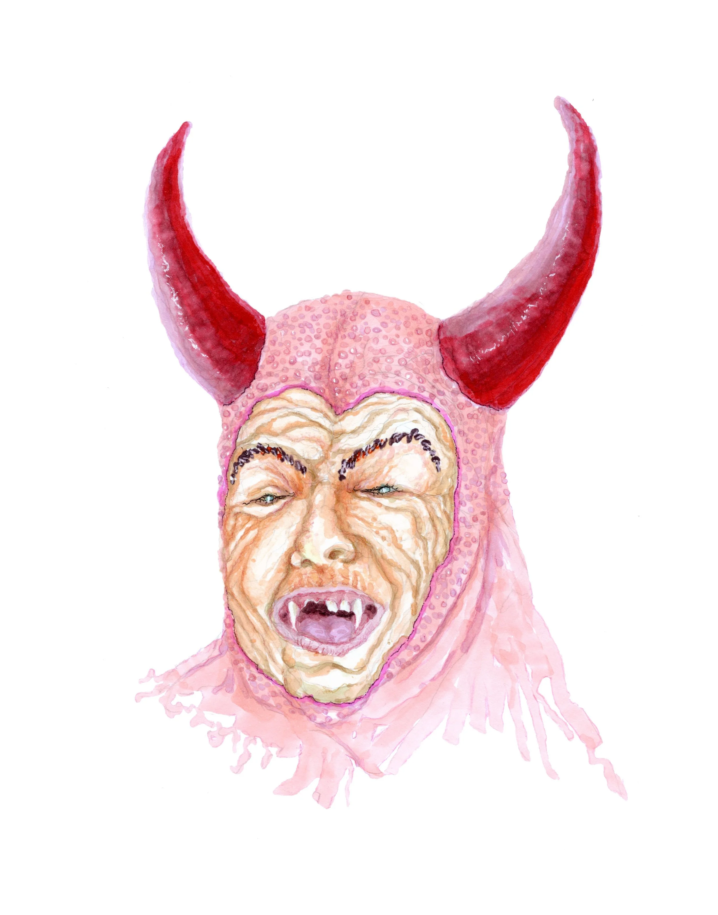 Toothless Devil • A4, COPIC markers on paper, 2026