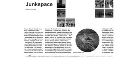 Junkspace