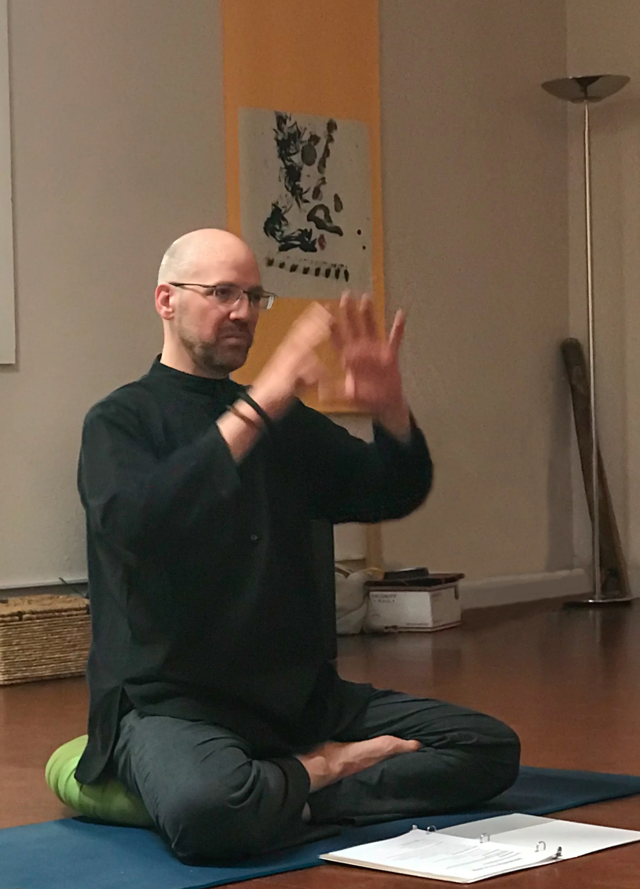 John teaching the philosophy of Lu Jong.
