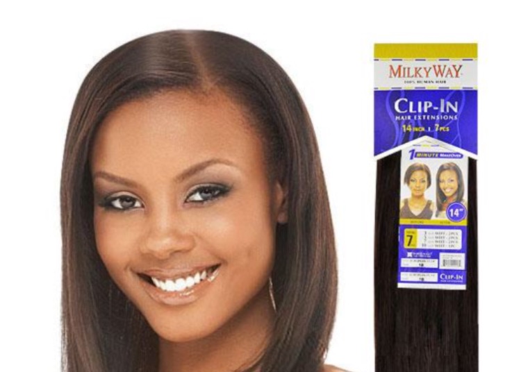 Milky Way (7Pcs) Human Hair Clip On - 18'' - M'Squared Beauty Supply Milky Way (7Pcs) Human Hair Clip On - 18'' - M'Squared Beauty Supply