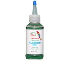 B'S Jamaican Organic Almond Oil 4oz