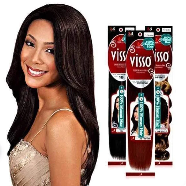 BOBBI BOSS VISSO REMI 100 % HUMAN HAIR NATURAL YAKY