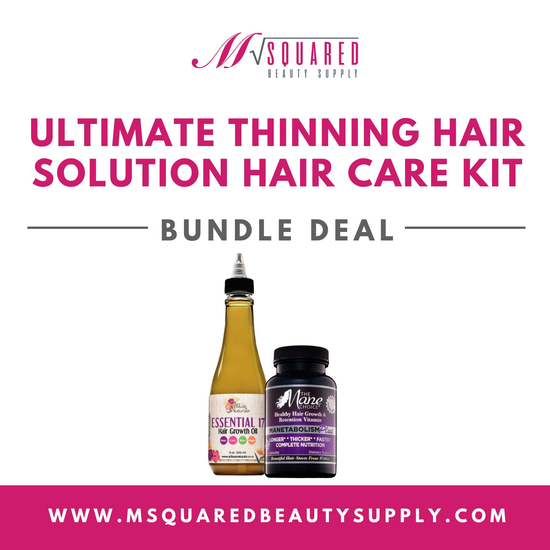 Ultimate Thinning Hair Solution Hair Care Kit